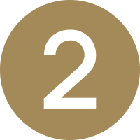 Icon of a number in a gold circle