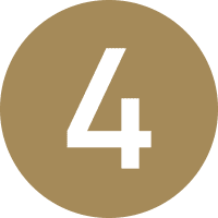 Icon of a number in a gold circle
