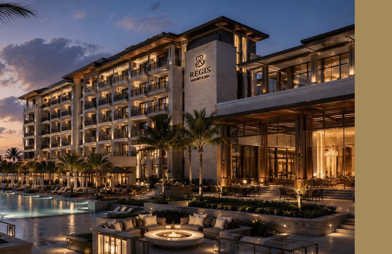 Luxury hospitality resort showcasing premium guest accommodations and world-class amenities.