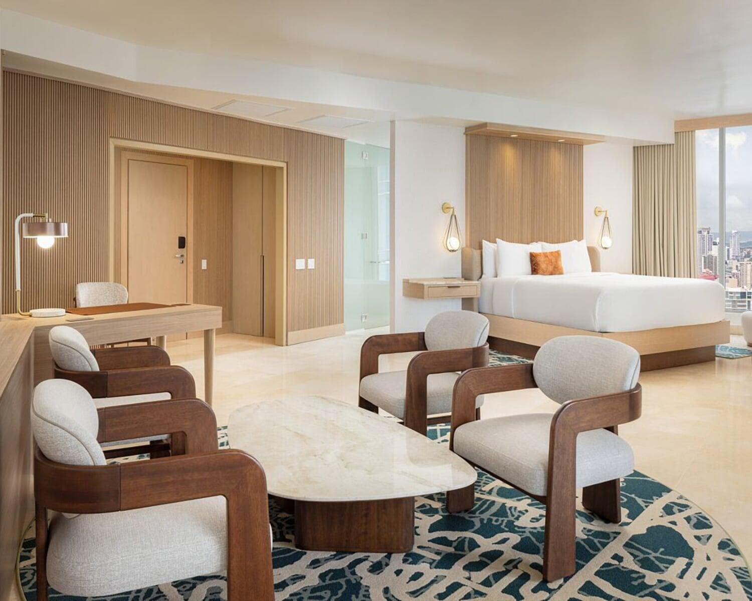 JW Marriott Luxury Hotel Room Interior