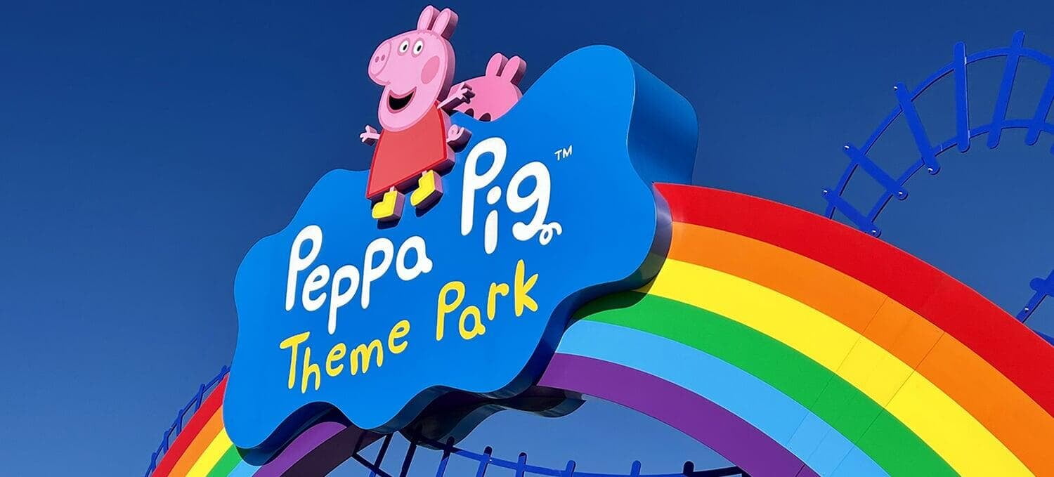 Peppa Pig Theme Park Entrance Sign