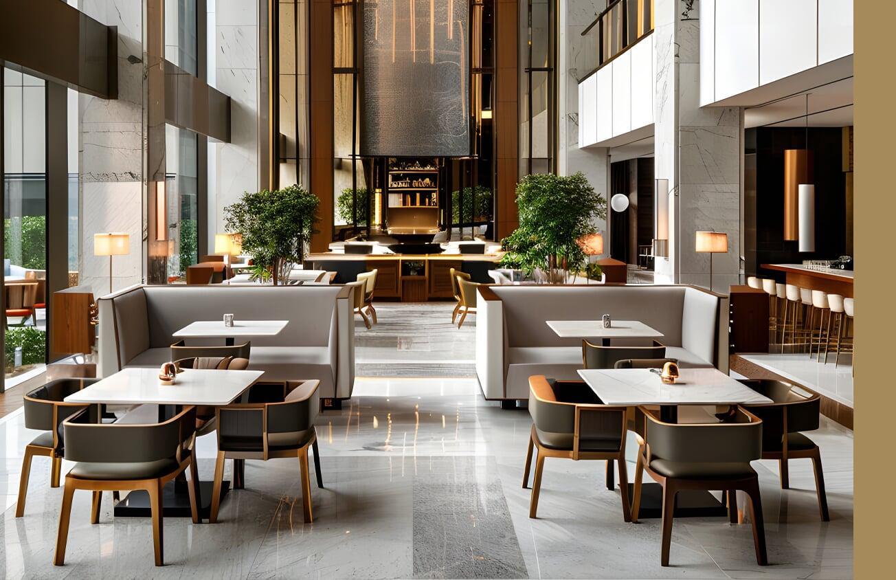 Hotel Lobby with FF&E Furnishings
