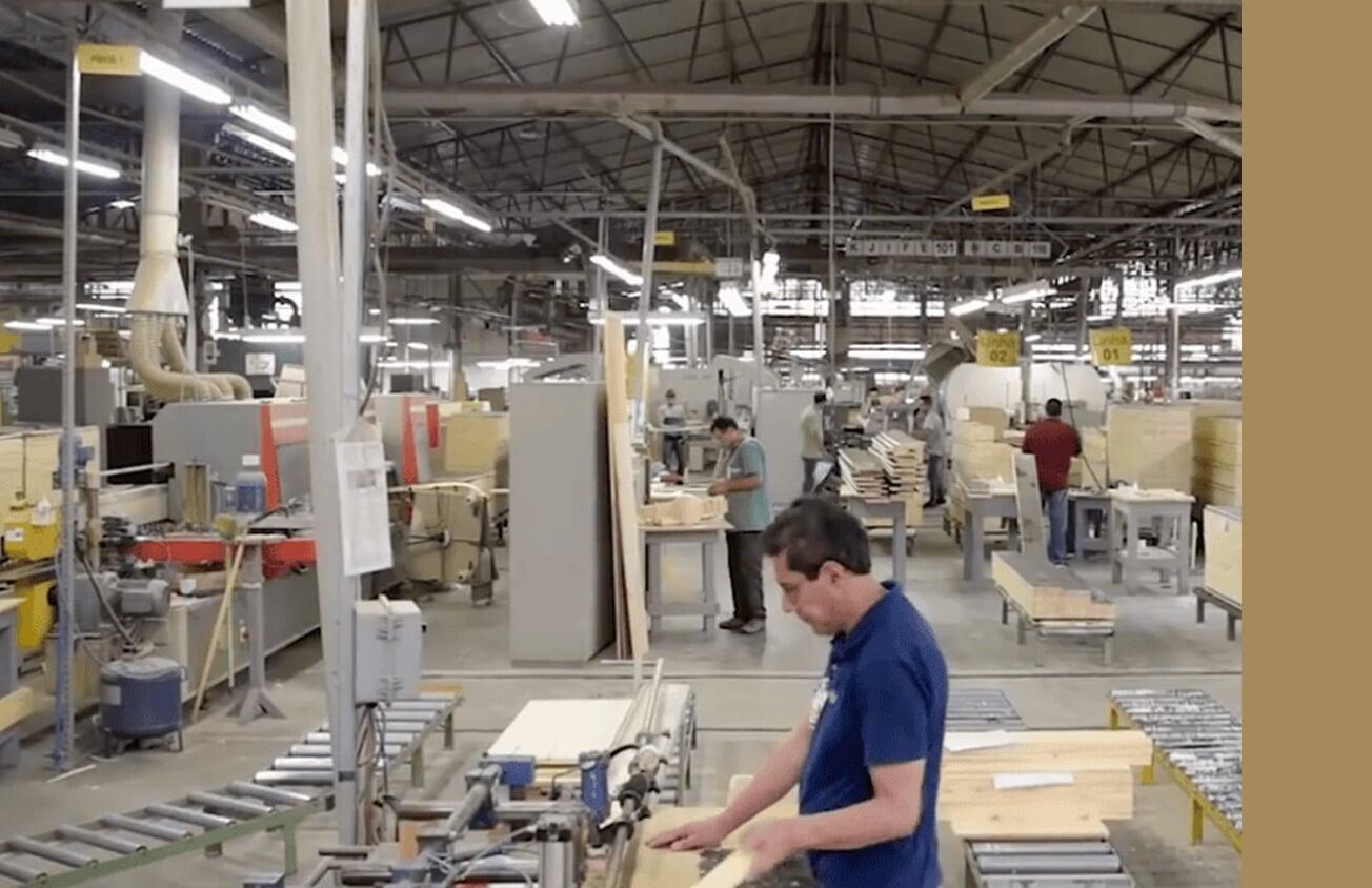 Factory making wood furniture