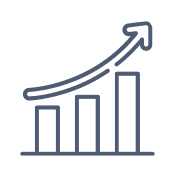 Line Art Icon: Scalable production capabilities
