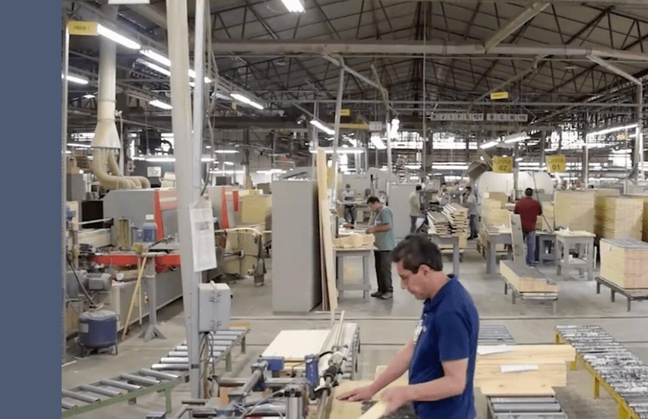 Factory making wood furniture