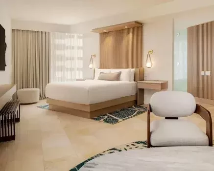 Interior de habitación de lujo de JW Marriott