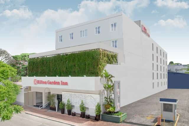 Hotel exterior of Hilton Garden Inn Guatemala City
